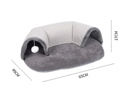 Plush Tunnel Cat Nest