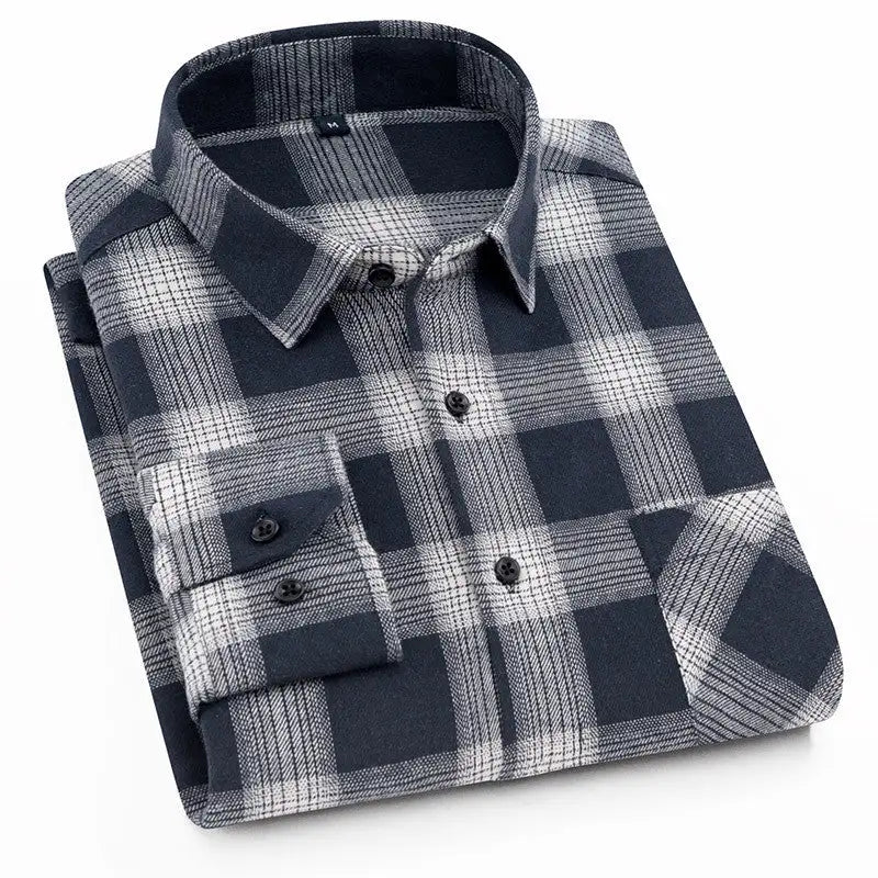 Men's Flannel Long Sleeve Shirt