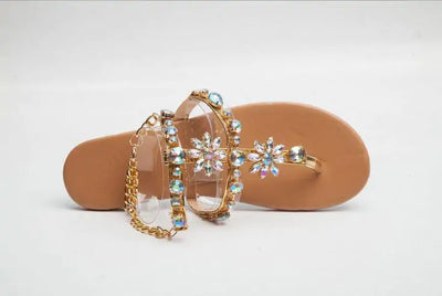 Women's Jeweled Sandals