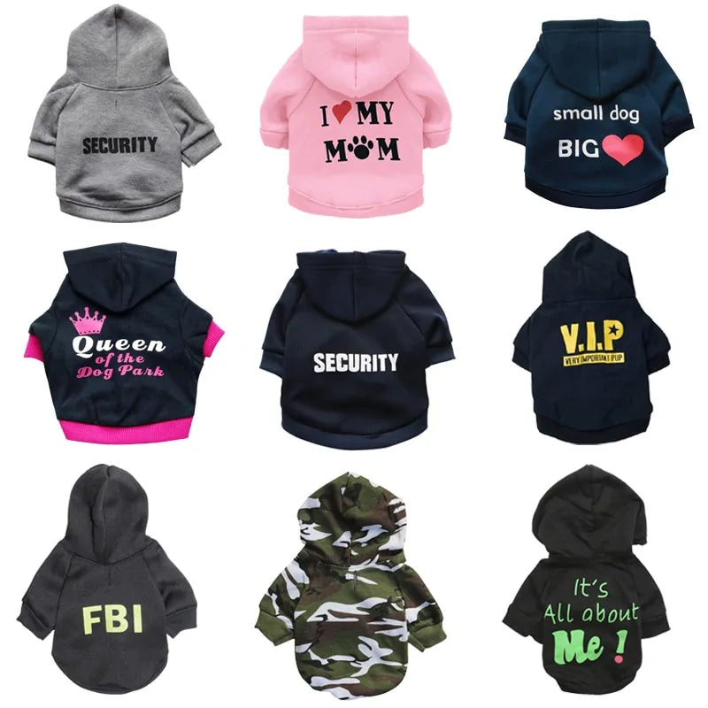Small Dog Hoodies