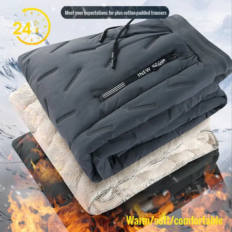 Men's Winter Lambswool Insulated Sweatpants