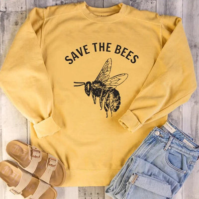 Women's Save the Bees Sweatshirt Pullover
