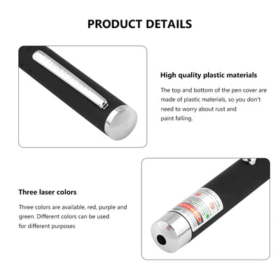 3 Packs 900Mile Laser Light Pointer Pen Green Blue Red Light Visible Beam Lazer