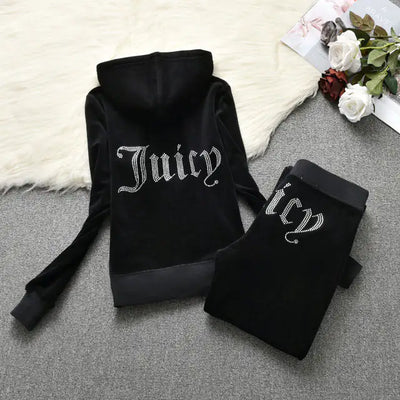 Women's Juicy Hoodie Sweatpants Set