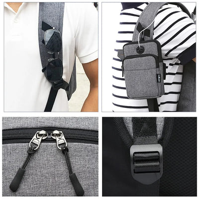 Men's Gym Bag with Built in Charger