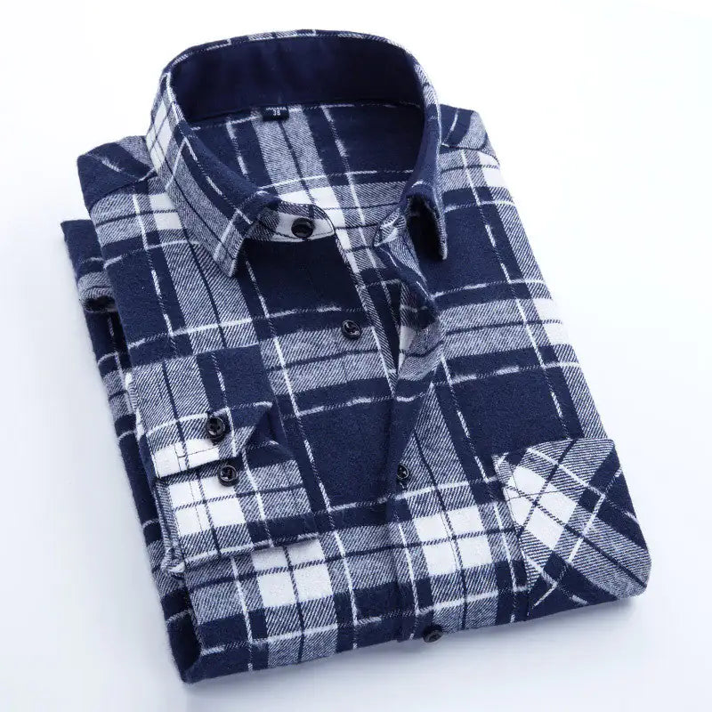 Men's Flannel Long Sleeve Shirt