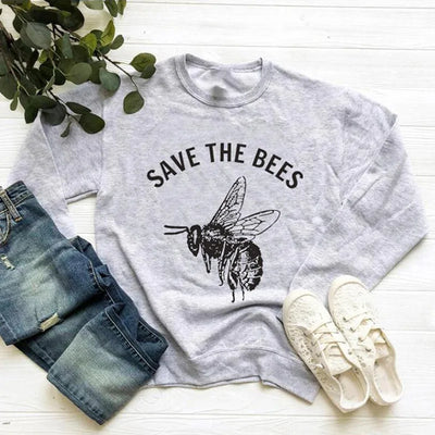 Women's Save the Bees Sweatshirt Pullover