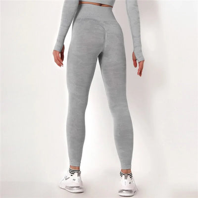 Women's Smear Print Yoga Leggings