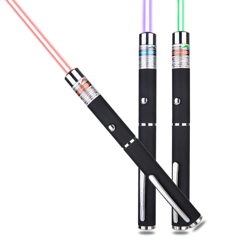 3 Packs 900Mile Laser Light Pointer Pen Green Blue Red Light Visible Beam Lazer