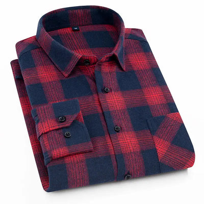 Men's Flannel Long Sleeve Shirt