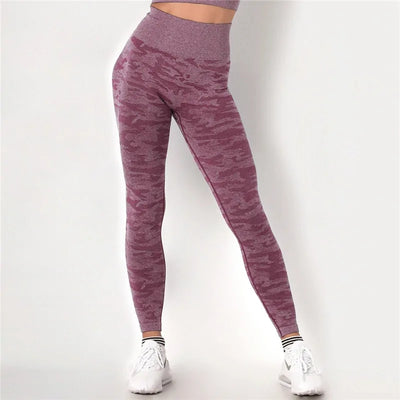 Women's Smear Print Yoga Leggings